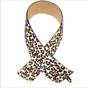 Ann Taylor animal print adjustable belt